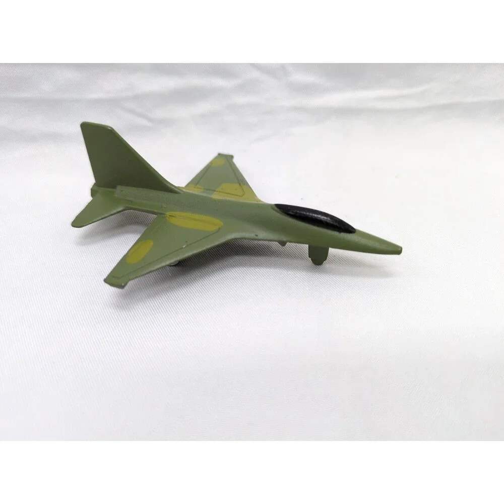 WWII Green Camo Military Fighter Jet Diecast Plane 3